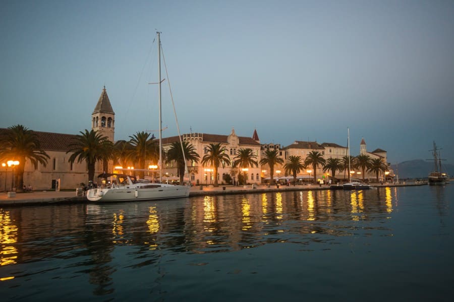 Trogir Old Town at night, Croatia TH