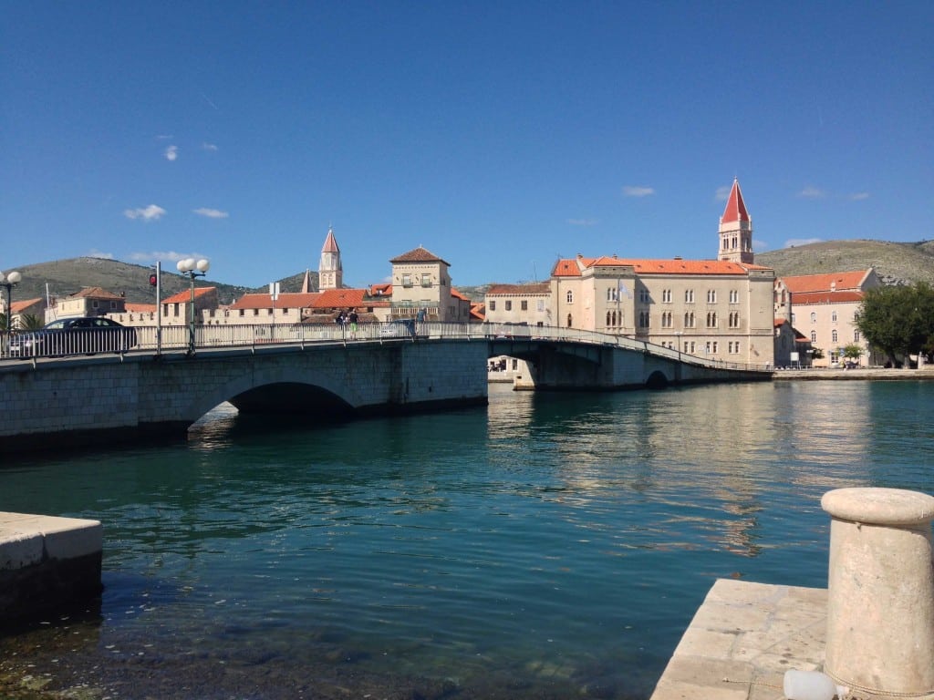 Bridge from Ciovo to Trogir Old Town, Split Riviera