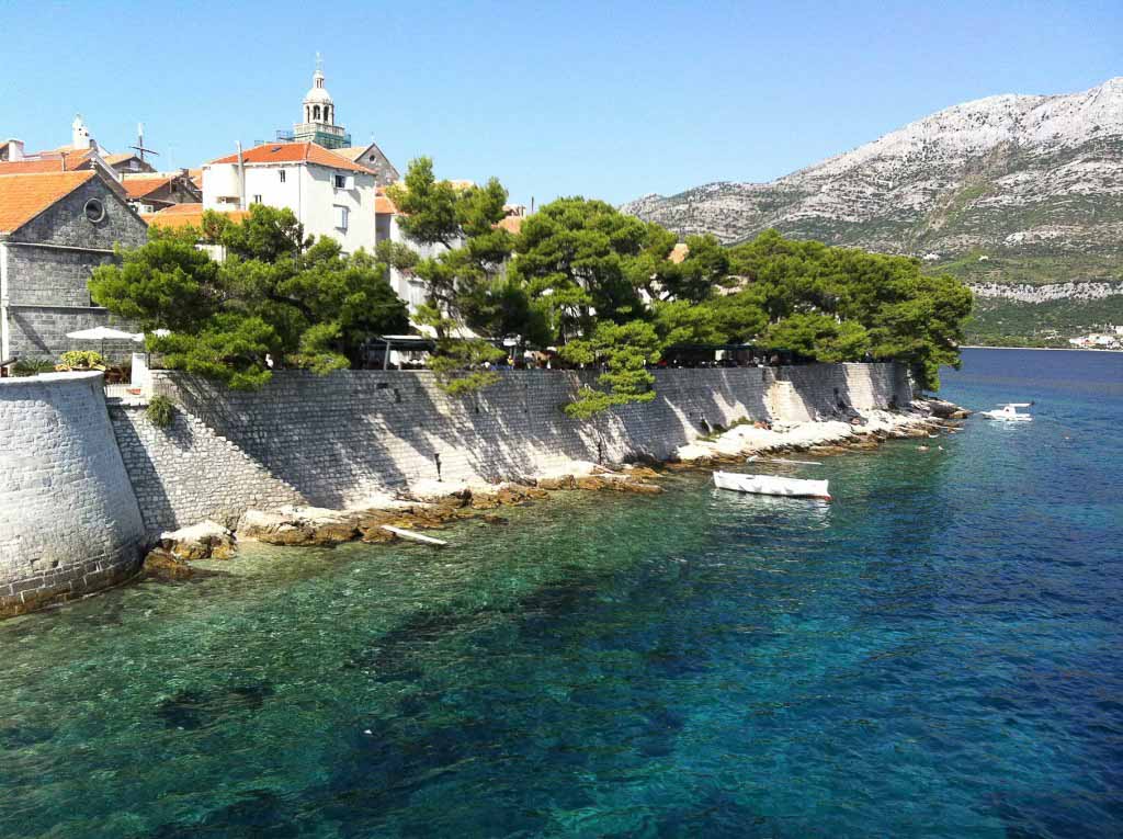 Korcula Town, Korcula Island (8) Aerial